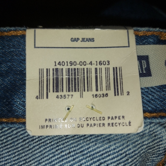 Gap Classic Fit Stonewash Jeans 16 Long - Picture 9 of 9